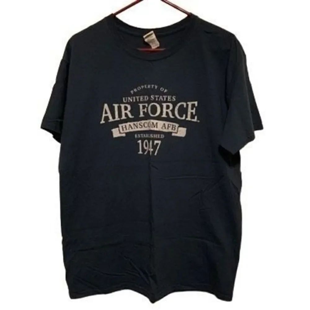 Property Of United States Air Force Hanscom AFB Size Large T-Shirt